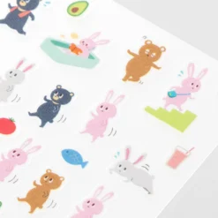 Midori JP Midori - Planner Sticker - Seal Collection - Animals