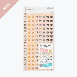 Midori JP Midori - Planner Sticker - Seal Collection - Cats