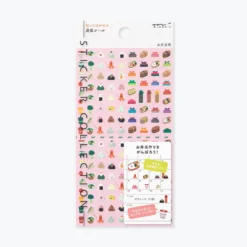 Midori JP Midori - Planner Sticker - Seal Collection - Lunch Planner Stickers