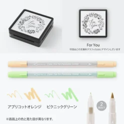 Midori - Stamp Kit - Self-Inking - Wreath (Limited Edition) 8 Midori - Stamp Kit - Self-Inking - Wreath (Limited Edition)