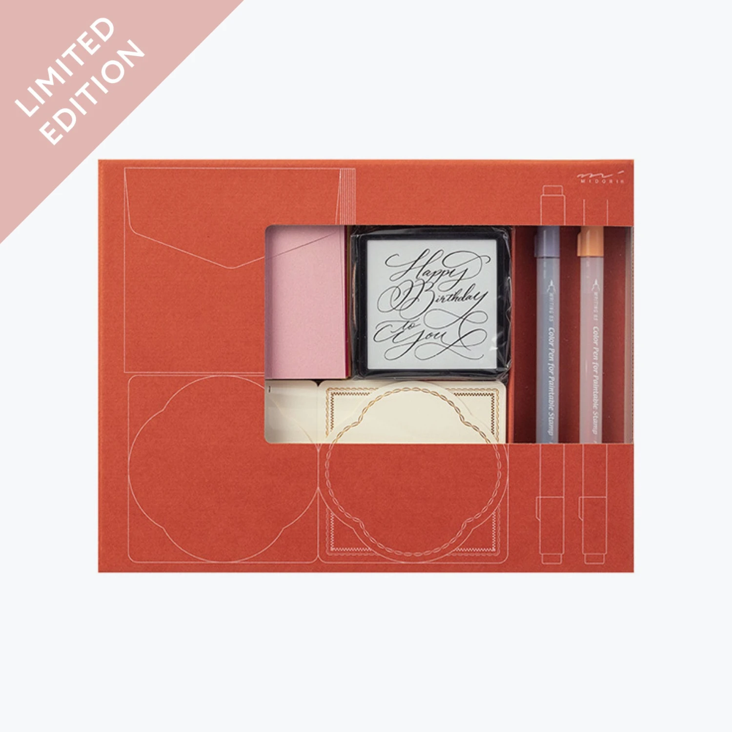 New Arrivals Midori - Stamp Kit - Self-Inking - Birthday (Limited Edition) 3 New Arrivals Midori - Stamp Kit - Self-Inking - Birthday (Limited Edition)