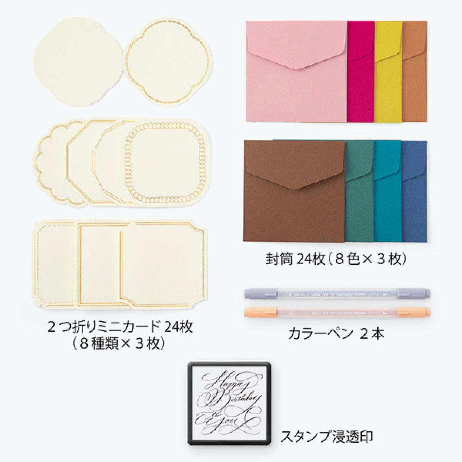 New Arrivals Midori - Stamp Kit - Self-Inking - Birthday (Limited Edition) 4 New Arrivals Midori - Stamp Kit - Self-Inking - Birthday (Limited Edition)