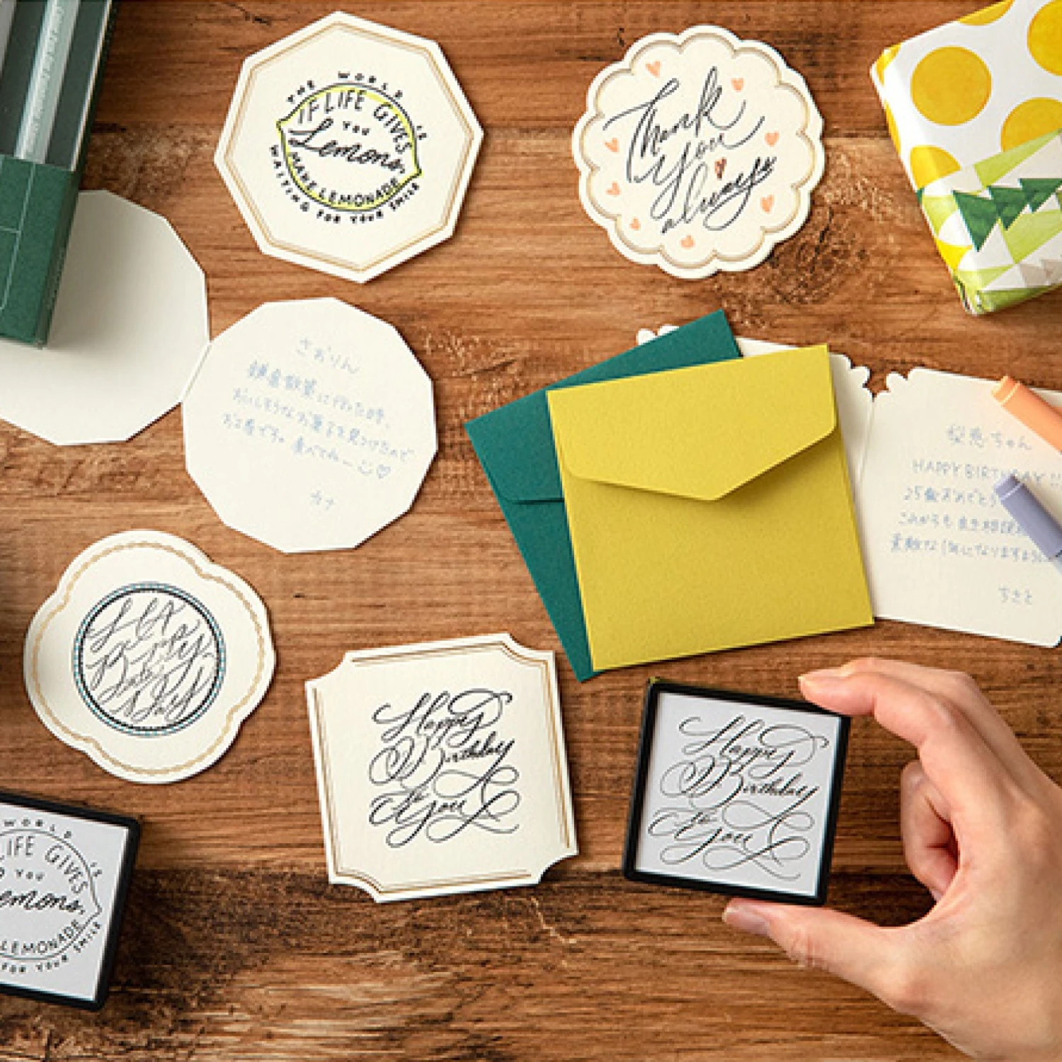 New Arrivals Midori - Stamp Kit - Self-Inking - Birthday (Limited Edition) 6 New Arrivals Midori - Stamp Kit - Self-Inking - Birthday (Limited Edition)