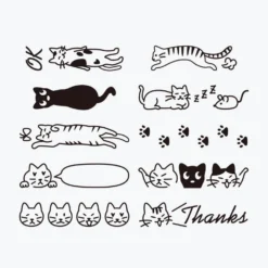 Midori - Stamp - Rotating - Cats New Arrivals 9 Midori - Stamp - Rotating - Cats New Arrivals