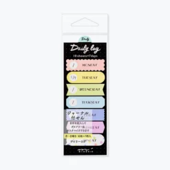 Midori JP Midori - Sticker Seal - Daily Log - Colour Planner Stickers
