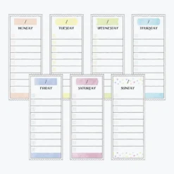 Midori JP Midori - Sticker Seal - Weekly Log - Colour