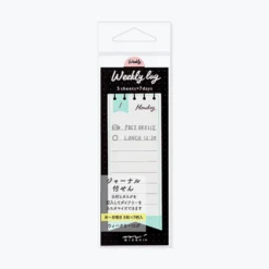 Midori JP Planner Stickers Midori - Sticker Seal - Weekly Log - Ribbon