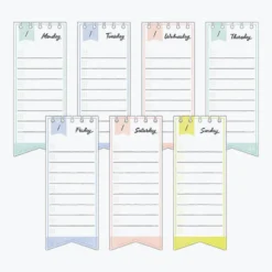 Midori JP Planner Stickers Midori - Sticker Seal - Weekly Log - Ribbon