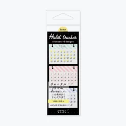Midori JP Midori - Sticker Seal - Habit Tracker - Square