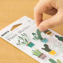Midori - Sticker Seal - Point Marker - Cactus