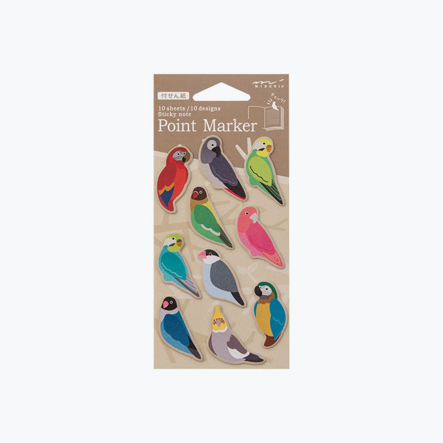 Midori - Sticker Seal - Point Marker - Bird 3 Midori - Sticker Seal - Point Marker - Bird