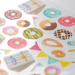 Midori JP Midori - Sticker Seal - Sticker Marché - Donuts Planner Stickers
