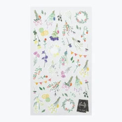Midori JP Midori - Sticker Seal - Sticker Marché - Dried Flowers