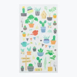 Midori JP Planner Stickers Midori - Sticker Seal - Sticker Marché - Cactus