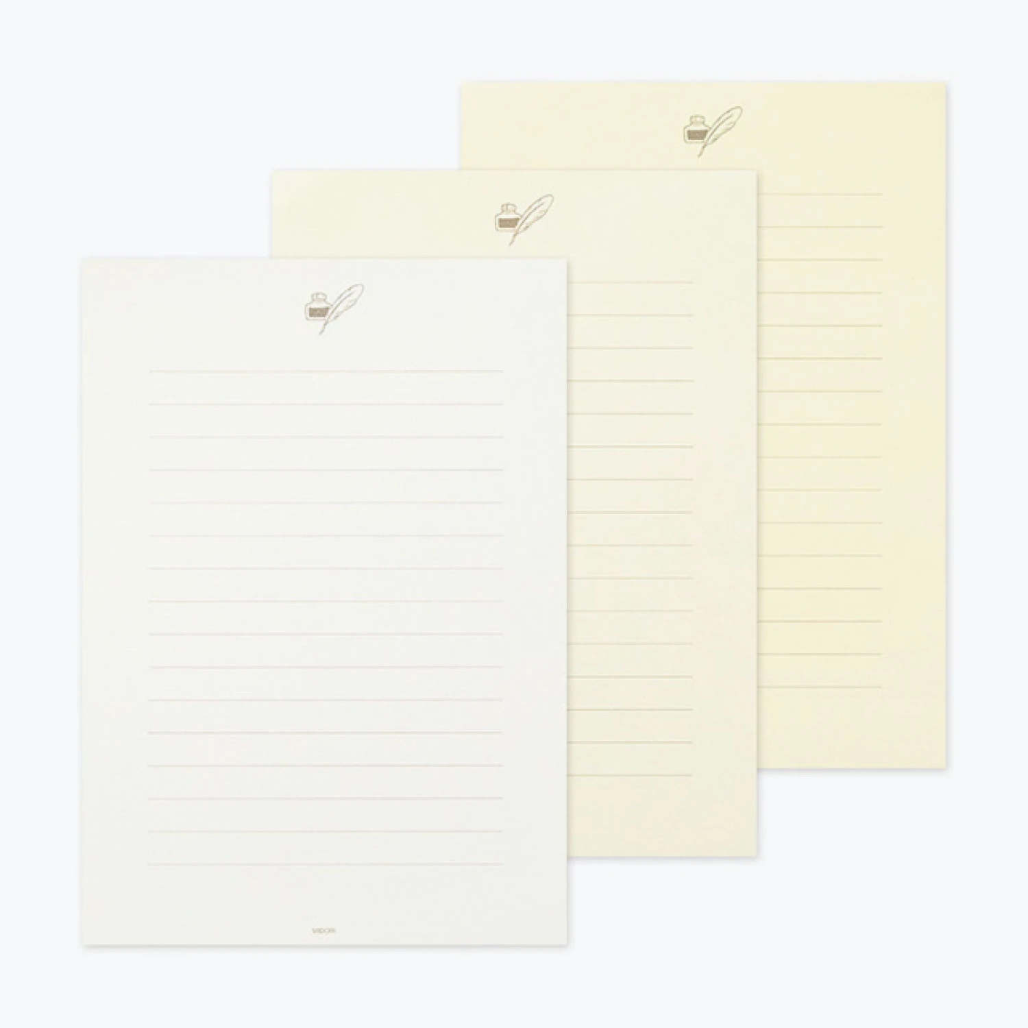 Midori JP Midori - Writing Pad - A5 - 3 Tones - White Letter Writing Paper 4 Midori JP Midori - Writing Pad - A5 - 3 Tones - White Letter Writing Paper