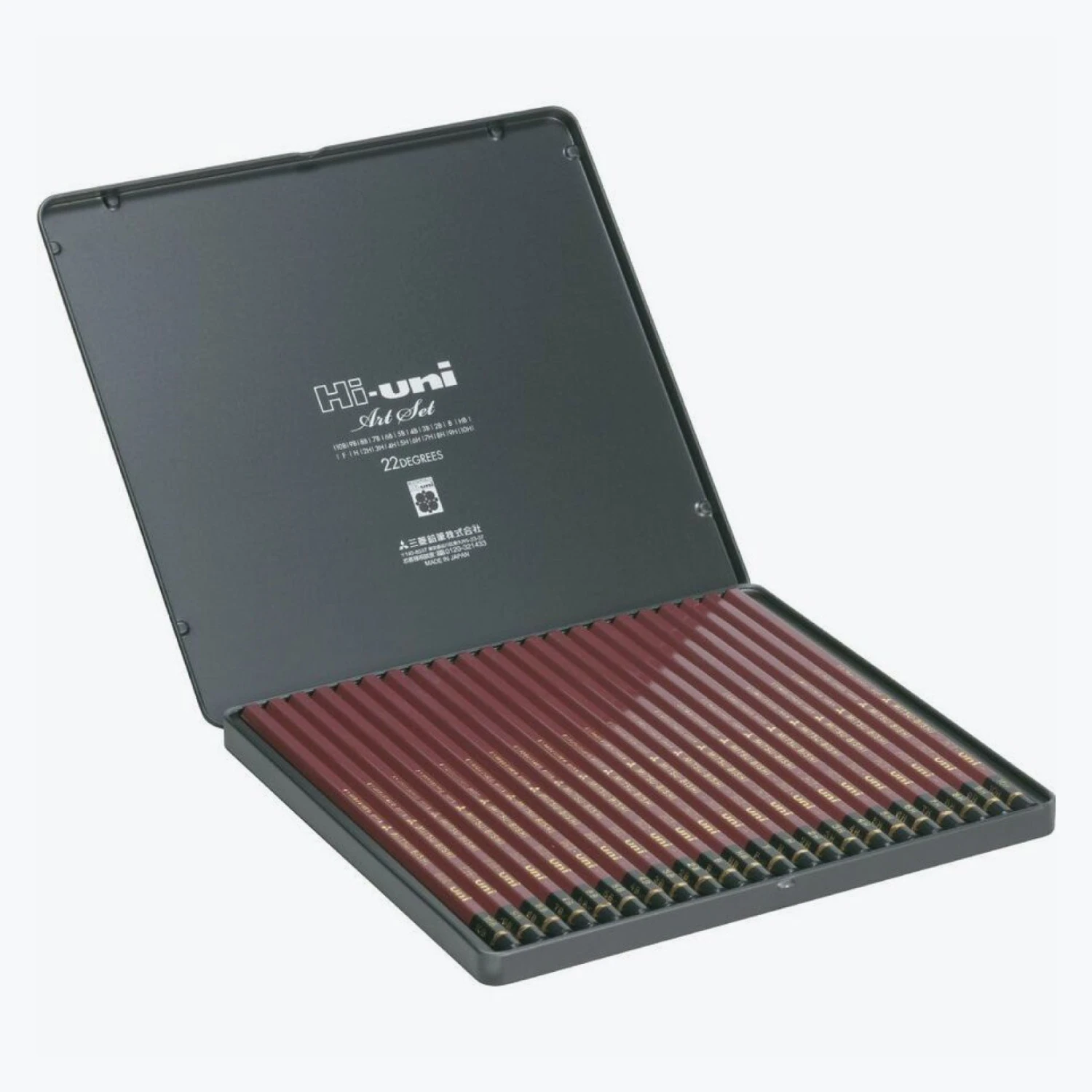 Mitsubishi - Pencil Set - Hi-Uni - Box Of 22 4 Mitsubishi - Pencil Set - Hi-Uni - Box Of 22