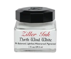 Ziller’s - Calligraphy Ink - North Wind White Calligraphy Inks