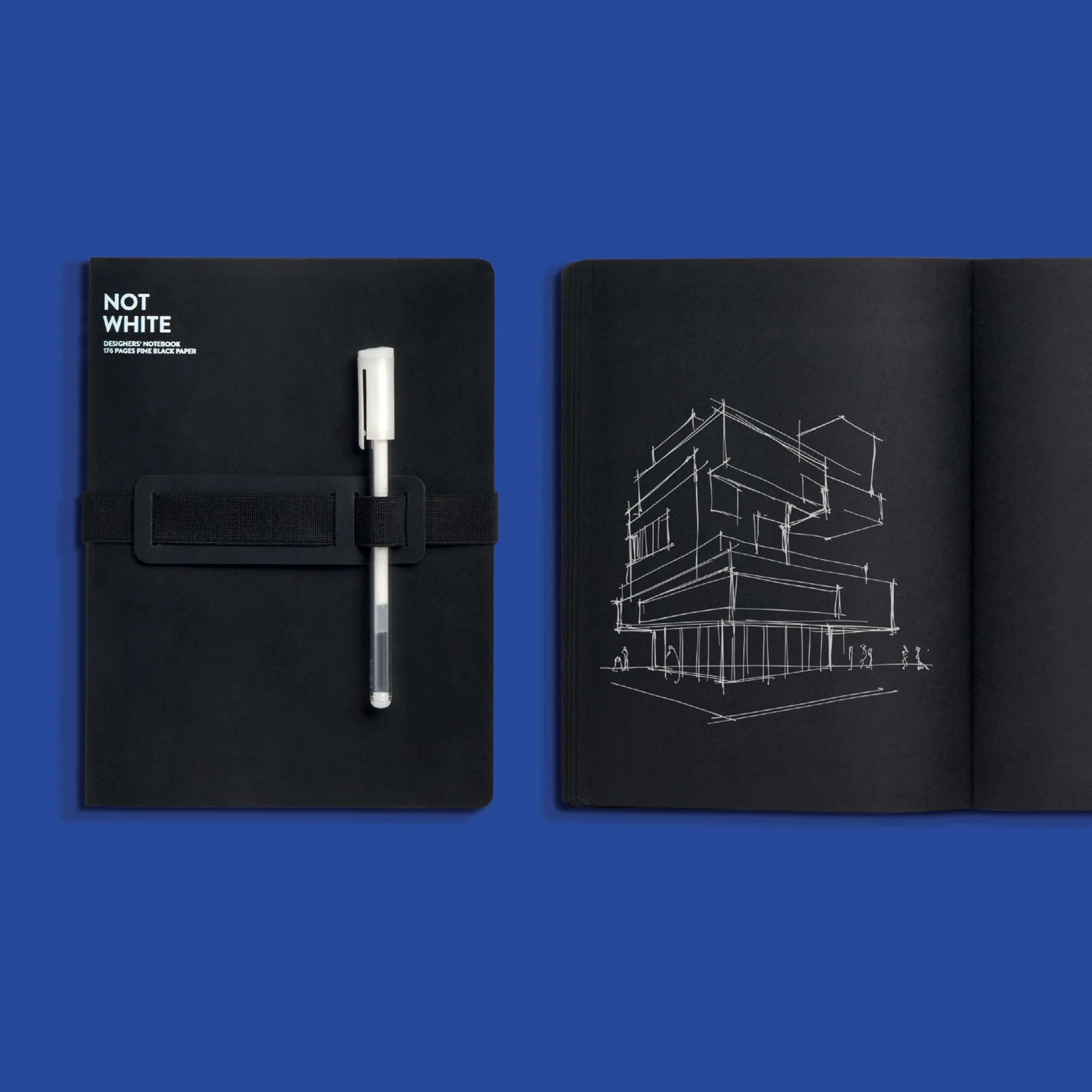 Nuuna - Notebook - Large - Not White (Black Paper) 4 Nuuna - Notebook - Large - Not White (Black Paper)