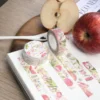 Meow Illustration - Washi Tape - One Apple A Day 1 Meow Illustration - Washi Tape - One Apple A Day