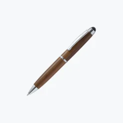 Online Germany - Ballpoint Pen - Mini Wood With Stylus - Walnut Ballpoint Pens