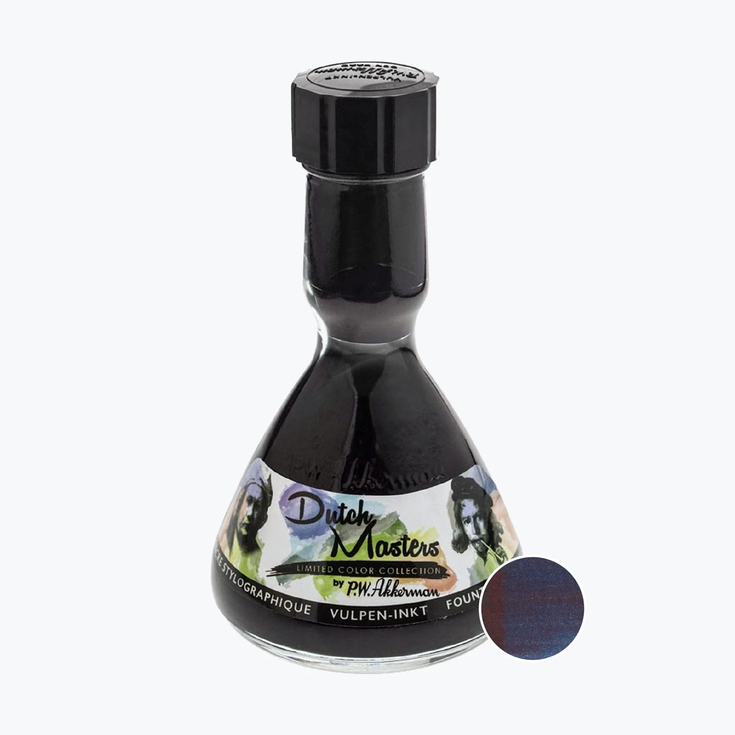 P.W. Akkerman - Fountain Pen Ink - Dutch Masters - 11 Vermeer's Kobaltblauw Fountain Pen Inks 3 P.W. Akkerman - Fountain Pen Ink - Dutch Masters - 11 Vermeer's Kobaltblauw Fountain Pen Inks