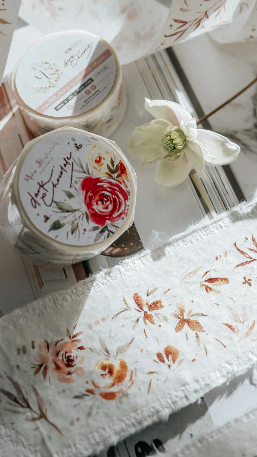 Meow Illustration - Washi Tape - Dark Chocolate 4 Meow Illustration - Washi Tape - Dark Chocolate