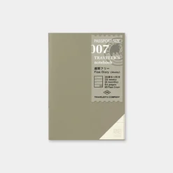 Traveler's Company - Inserts - Passport - 007 Free Diary (Weekly)