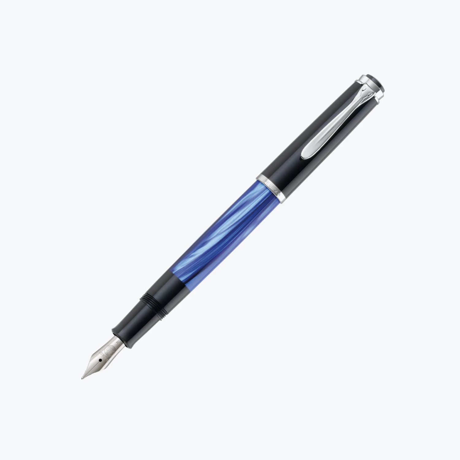 Pelikan - Classic M205 Fountain Pen - Marble Blue Fountain Pens 3 Pelikan - Classic M205 Fountain Pen - Marble Blue Fountain Pens