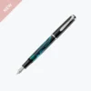 Pelikan - Classic M205 Fountain Pen - Petrol-Marbled (Limited Edition)