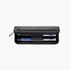 Pen & Pencil Cases Pelikan - Leather Pen Case - Black Nappa
