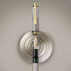 Fountain Pens Pelikan - M1000 Fountain Pen - Raden White Ray (Limited Edition) 9 Fountain Pens Pelikan - M1000 Fountain Pen - Raden White Ray (Limited Edition)