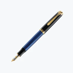 Fountain Pens Pelikan - Souverän M600 Fountain Pen - Black-Blue