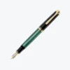Pelikan - Souverän M600 Fountain Pen - Black-Green Fountain Pens 2 Pelikan - Souverän M600 Fountain Pen - Black-Green Fountain Pens