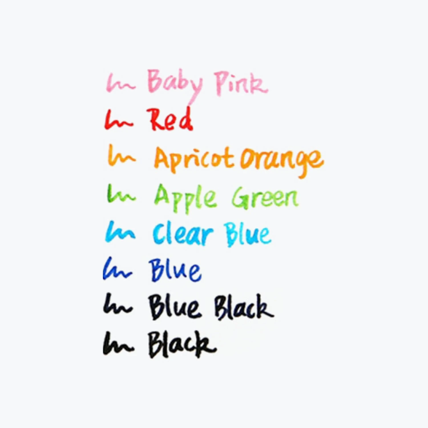 Pilot JP Pilot - Brush Pen - Petit - Red 5 Pilot JP Pilot - Brush Pen - Petit - Red