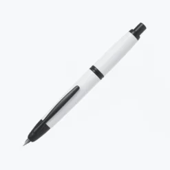 Pilot - Fountain Pen - Capless - Matte White (Black Trim) Fountain Pens