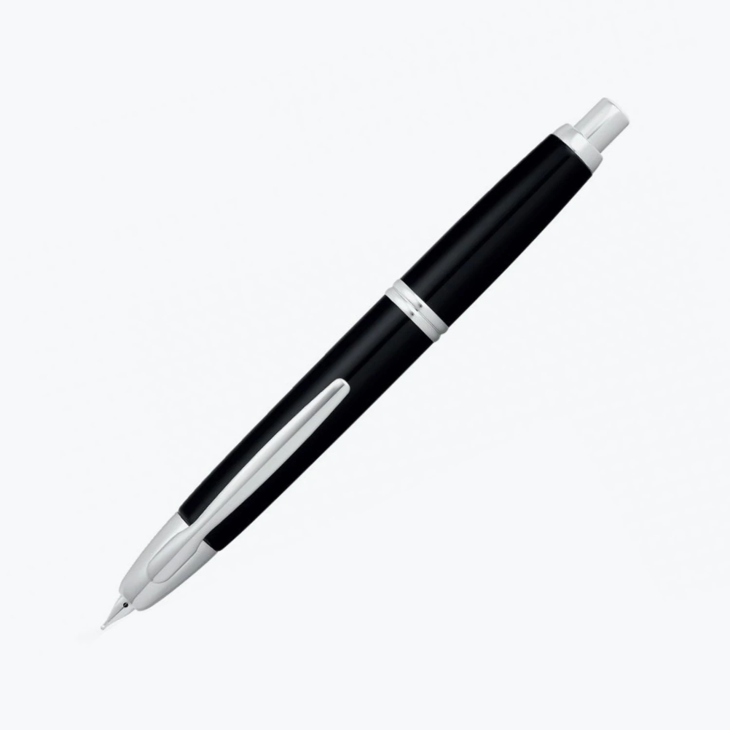 Pilot - Fountain Pen - Capless - Black (Silver Trim) 3 Pilot - Fountain Pen - Capless - Black (Silver Trim)
