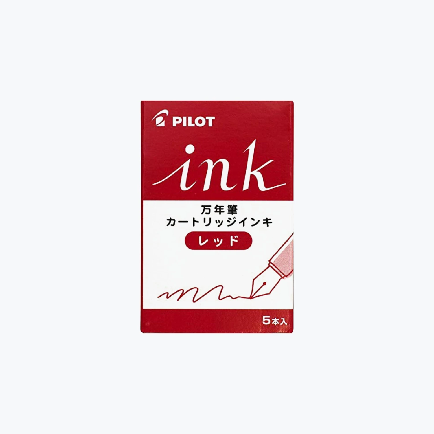 Pilot JP Fountain Pen Inks Pilot - Fountain Pen Cartridges - Regular - Red 3 Pilot JP Fountain Pen Inks Pilot - Fountain Pen Cartridges - Regular - Red