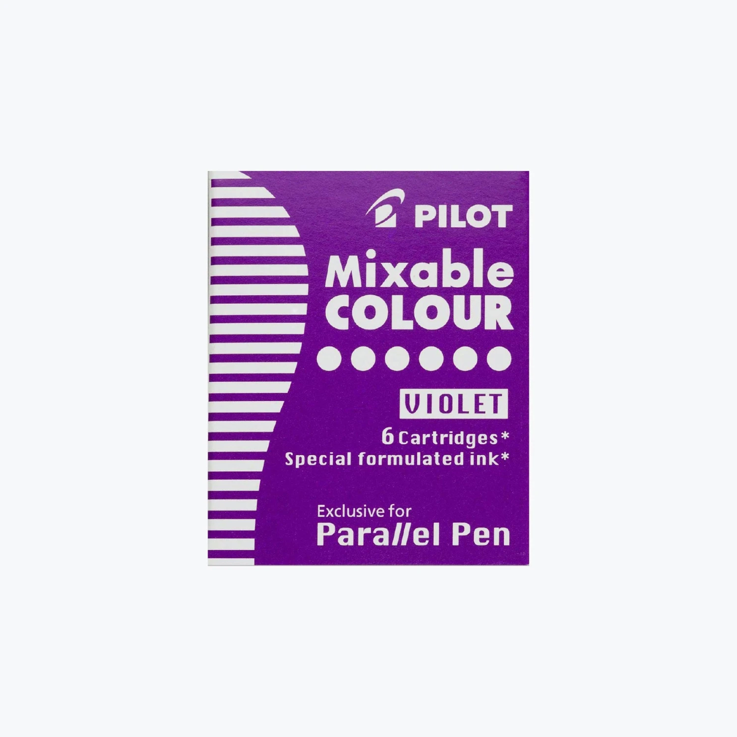 Pilot JP Pilot - Parallel Cartridges - Mixable Colour - Violet 3 Pilot JP Pilot - Parallel Cartridges - Mixable Colour - Violet