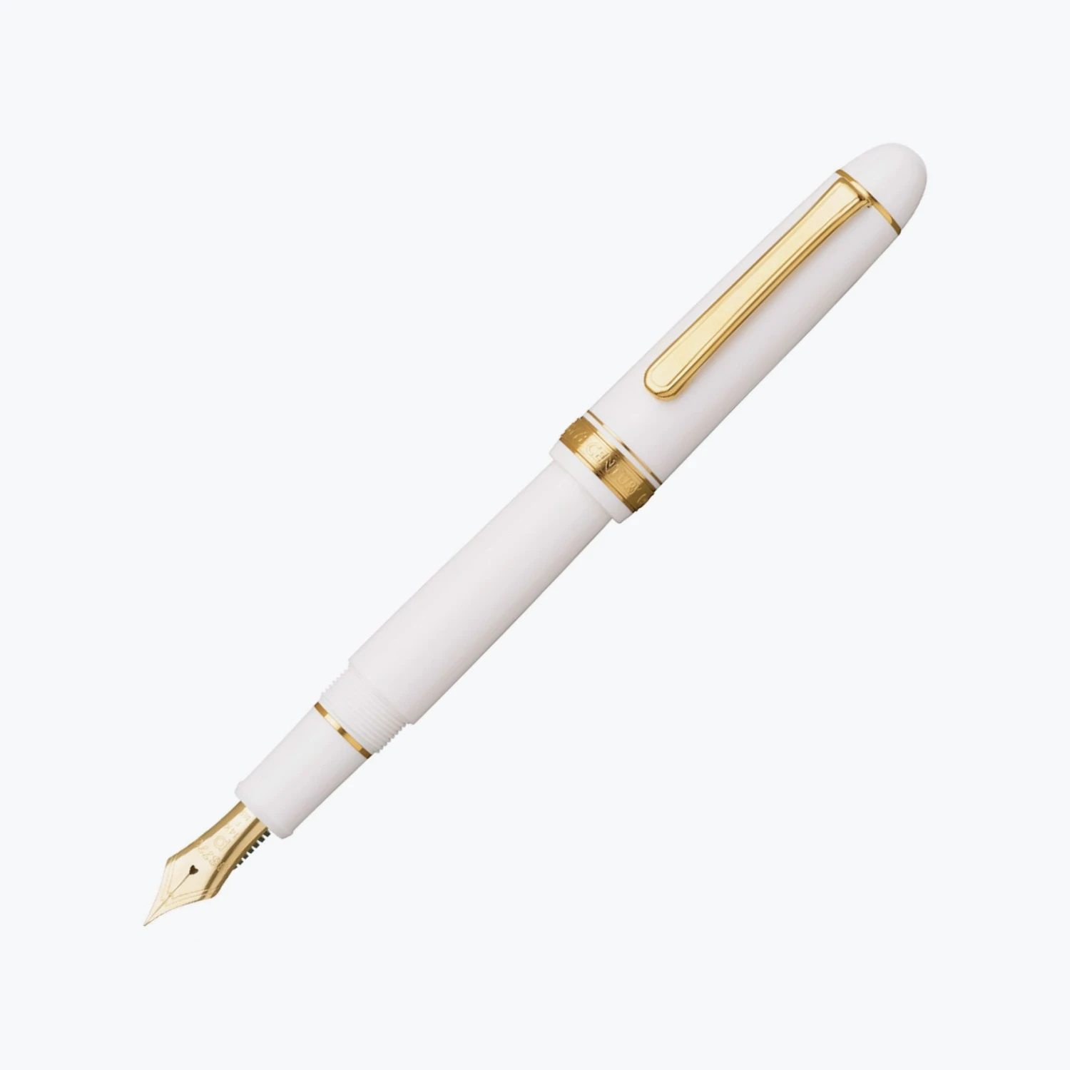 Platinum - Fountain Pen - #3776 Century - Chenonceau White (Gold) 3 Platinum - Fountain Pen - #3776 Century - Chenonceau White (Gold)