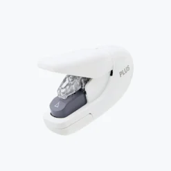 Plus - Stapler - Staple-Free Stapler - White Staplers & Hole Punches