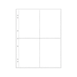 Ringbinder Inserts Bookbinders Design - Insert - Plastic Pocket - A4 Quad