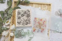 Black Milk Project - Stamp - Girl With Bunny (Florals) New Arrivals