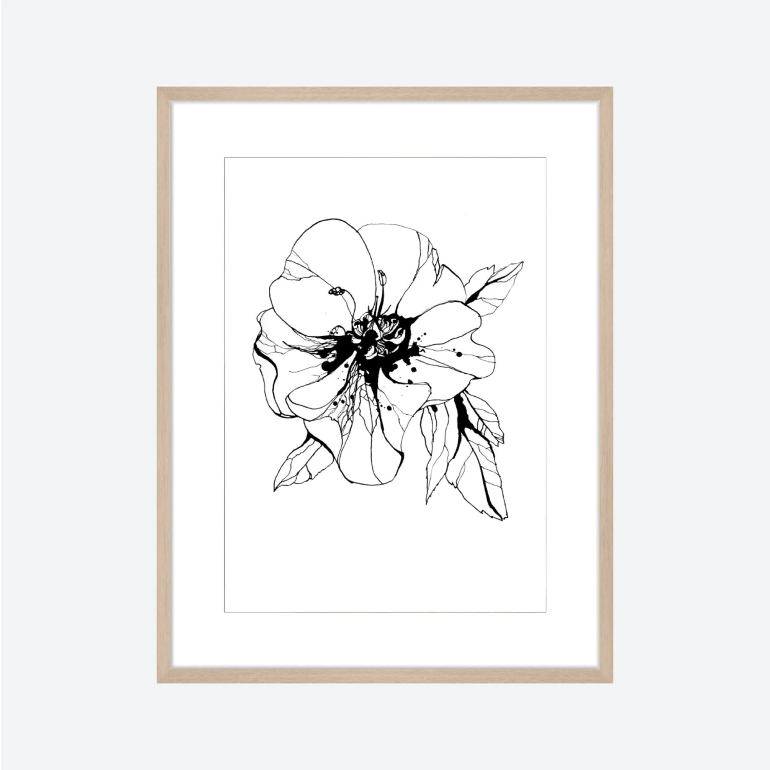 Toril Baekmark - Fine Art Prints - Black Flowers No.4 Gifts Under $100 3 Toril Baekmark - Fine Art Prints - Black Flowers No.4 Gifts Under $100