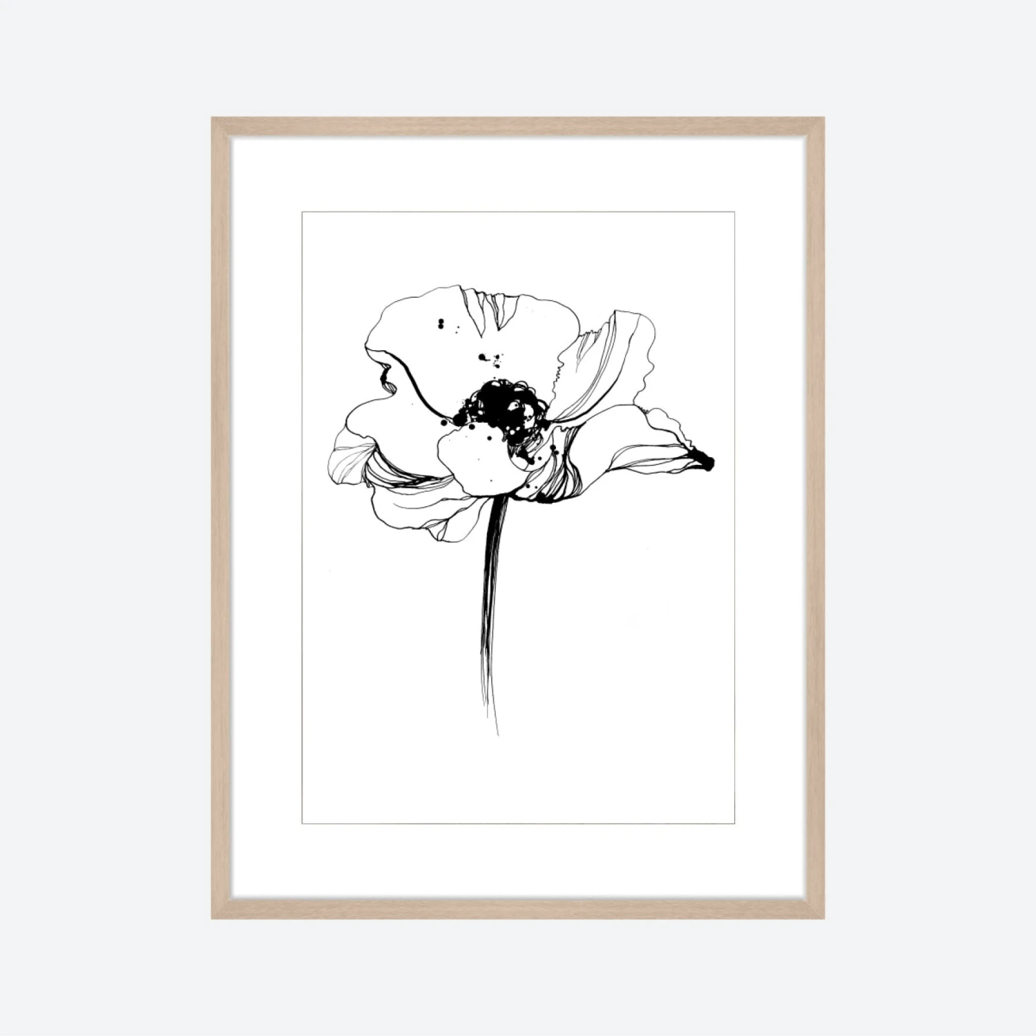 Toril Baekmark - Fine Art Prints - Black Flowers No.5 Gifts Under $100 3 Toril Baekmark - Fine Art Prints - Black Flowers No.5 Gifts Under $100