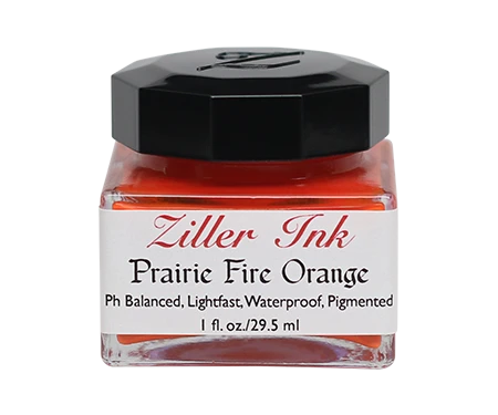 Ziller’s - Calligraphy Ink - Prairie Fire Orange 3 Ziller’s - Calligraphy Ink - Prairie Fire Orange