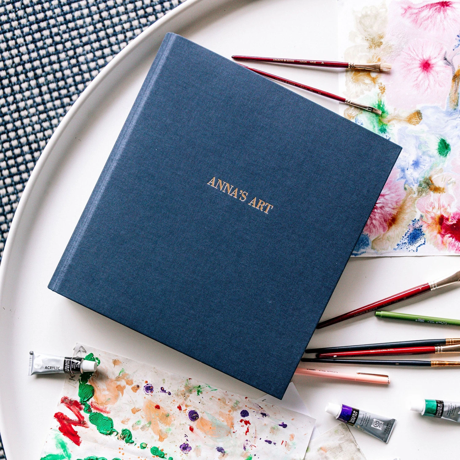 Bookbinders Design - Cloth Ringbinder - A4 - Pepper Ringbinders 5 Bookbinders Design - Cloth Ringbinder - A4 - Pepper Ringbinders