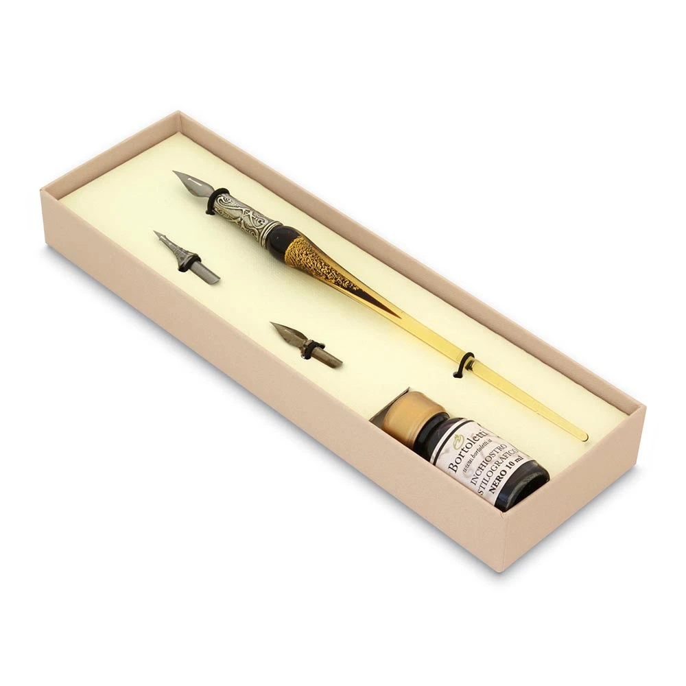 Bortoletti - Writing Set Murano Glass Pen (SET 12) Calligraphy Pens 3 Bortoletti - Writing Set Murano Glass Pen (SET 12) Calligraphy Pens