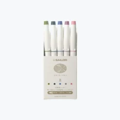 Sailor - Brush Pens - Shikiori - Set Of 5 - Spring Journaling Pens