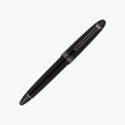 Sailor - Fountain Pen - 1911 Large - Black Lustre (Rhodium) Fountain Pens
