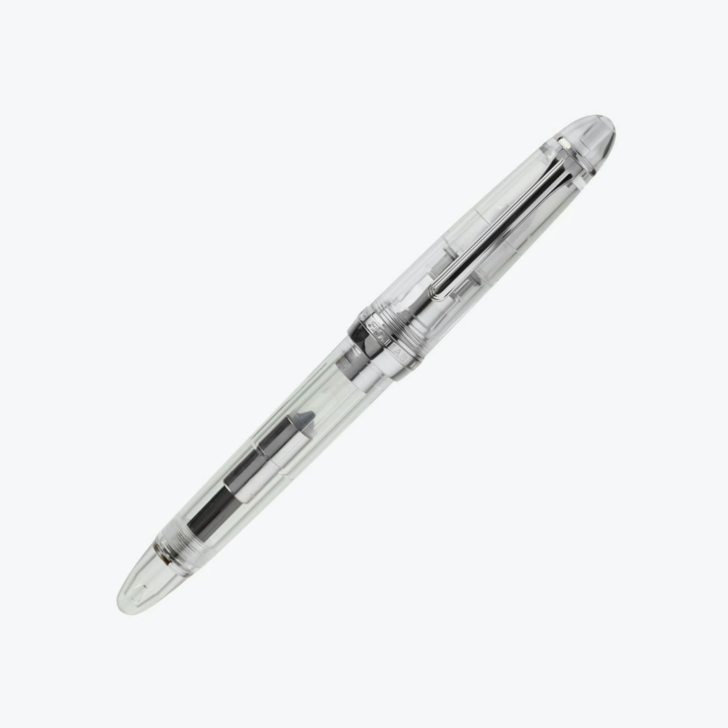 Fountain Pens Sailor - Fountain Pen - 1911 Large - Demonstrator (Rhodium) 3 Fountain Pens Sailor - Fountain Pen - 1911 Large - Demonstrator (Rhodium)